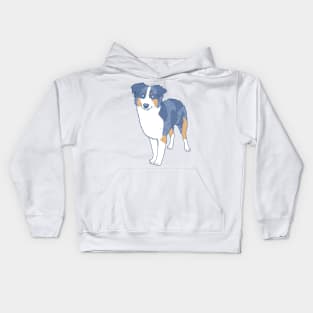 Blue Merle Aussie Kids Hoodie